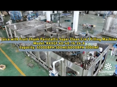 Máquina de llenado de jugo aspético