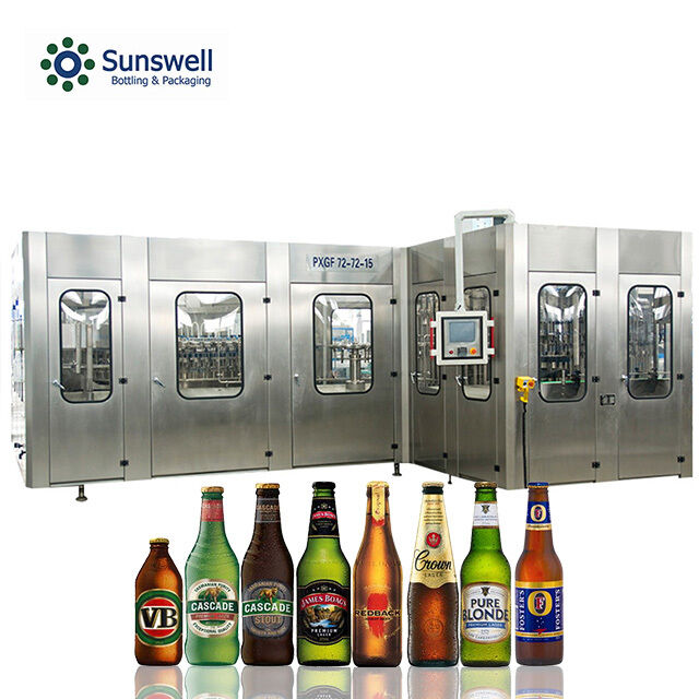 3-in-1 Glass Bottle Beer Filling Machine
