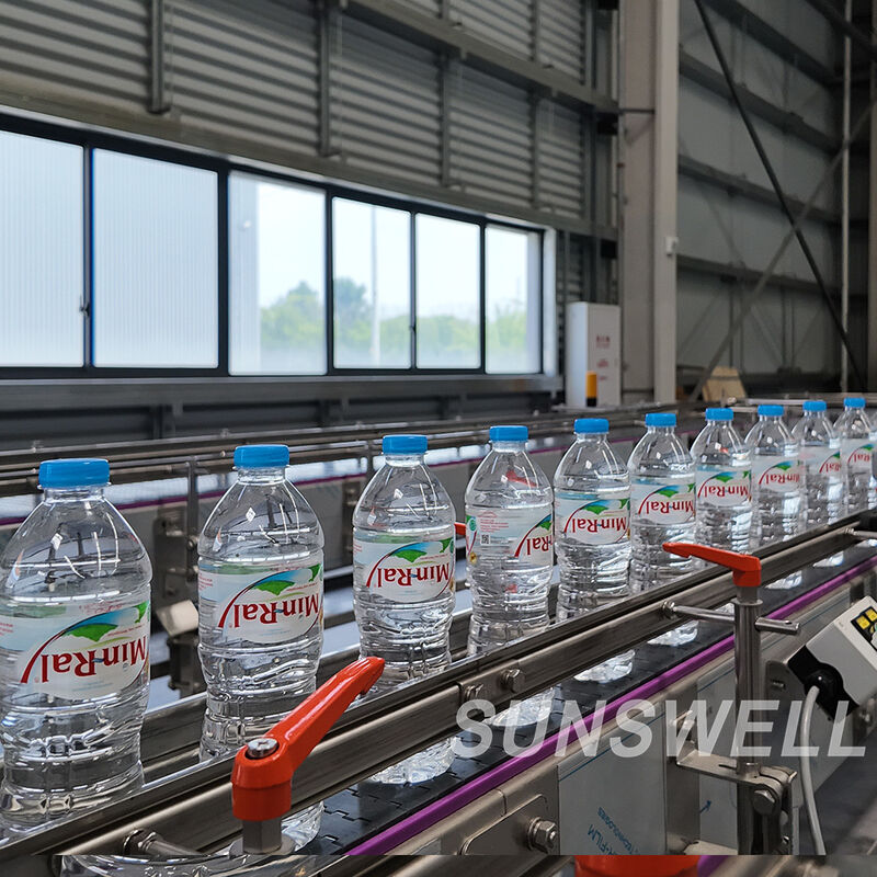 Automatic 24000BPH 500ml Pure Water Bottling Production Line Rinsing Filling Capping Unit