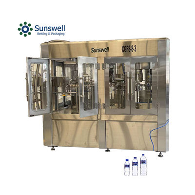 Instalación de depuración y embotellado de agua de tipo rotativo Máquina de llenado de agua mineral