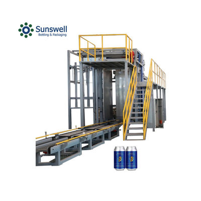 Buen precio botella de vidrio lata de lata sistema de despaletización vacía lata de pop máquina de despaletización para la venta